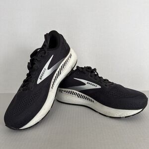 Brooks Ariel GTS 24 Womens Size 10 Wide D Ebony Black White 1204141D016 Sneakers